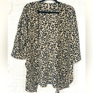 Lime n Chili, leopard print, Boho kimono size med‎